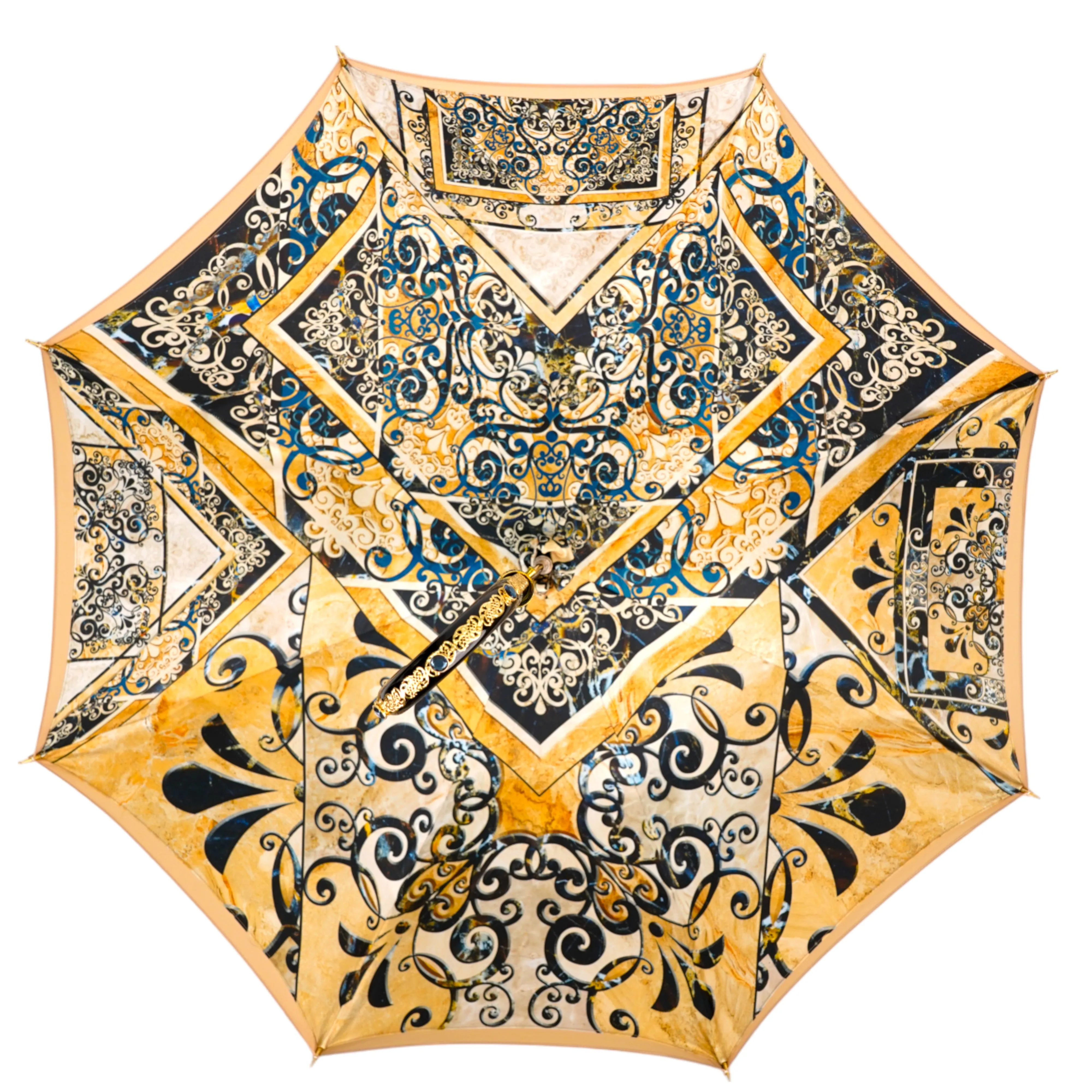 Sleek Italian Majolica Umbrella