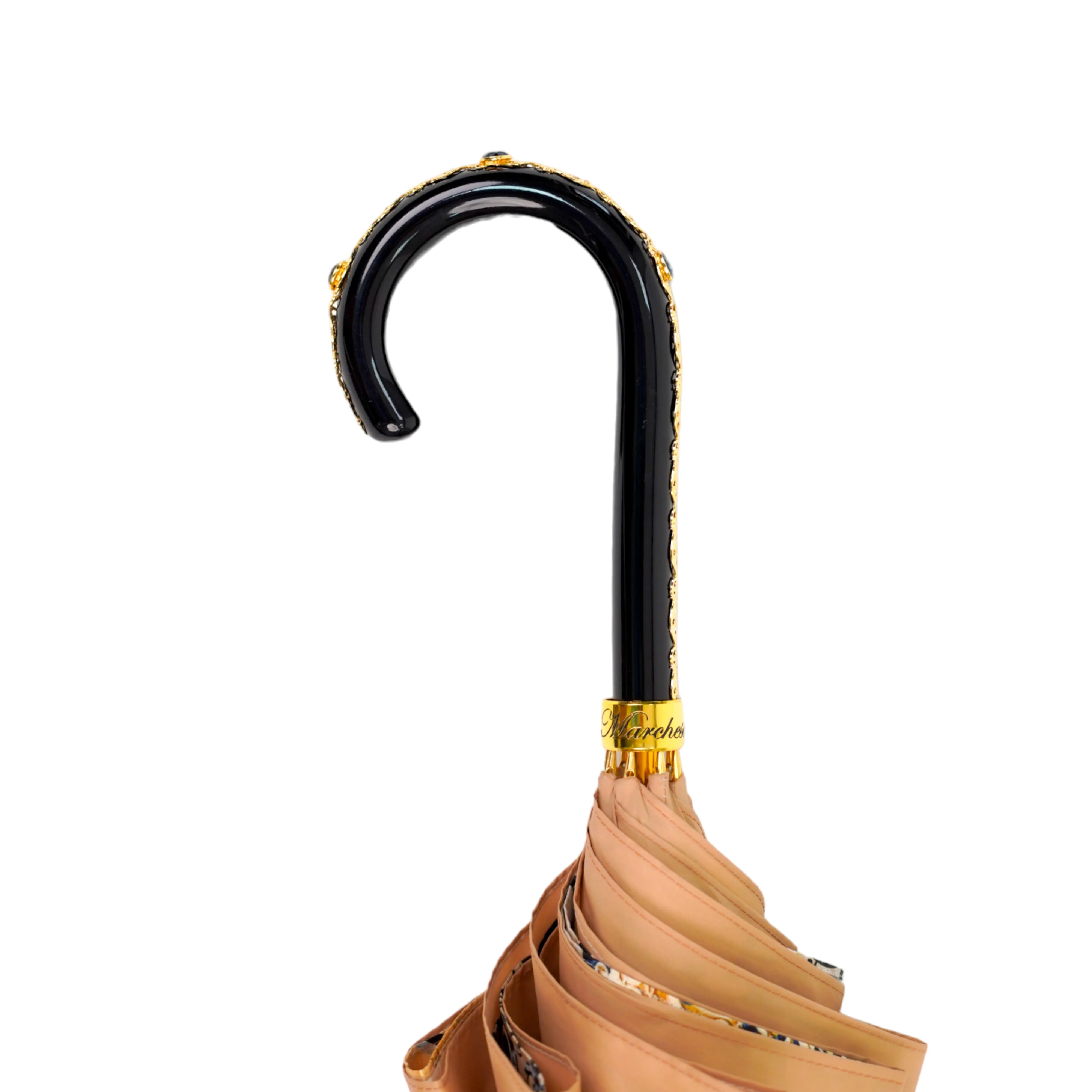 Sleek Italian Majolica Umbrella