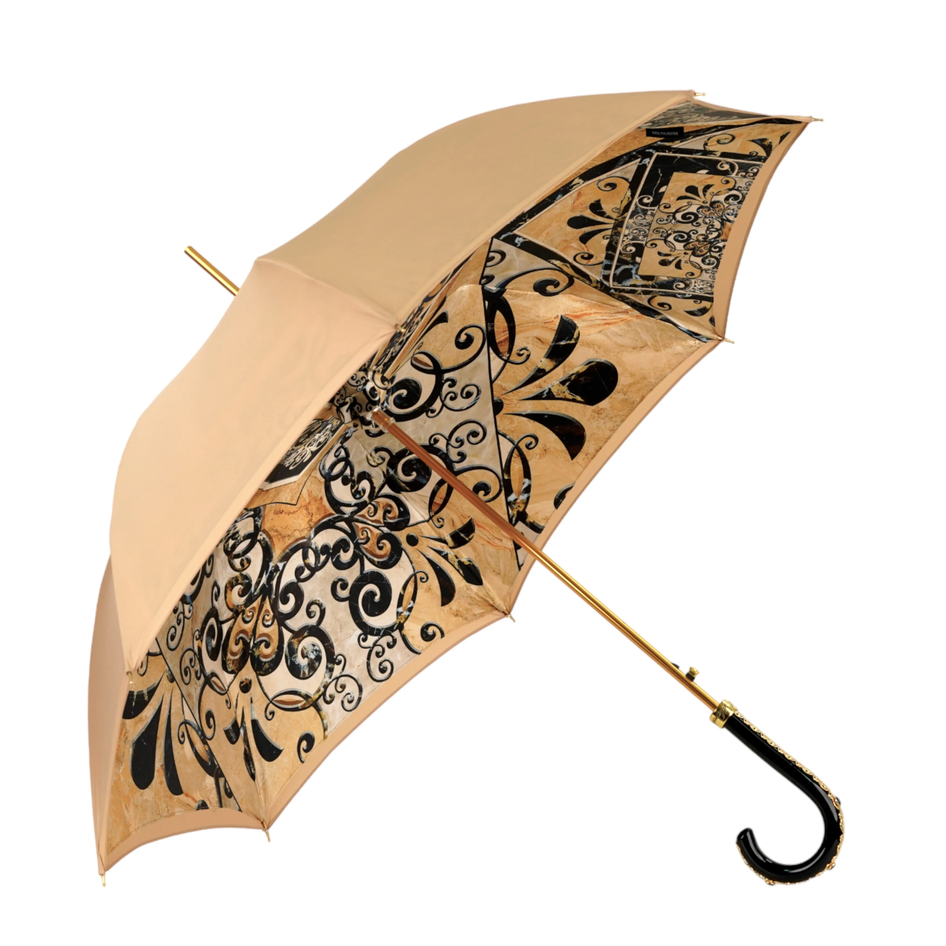 Sleek Italian Majolica Umbrella