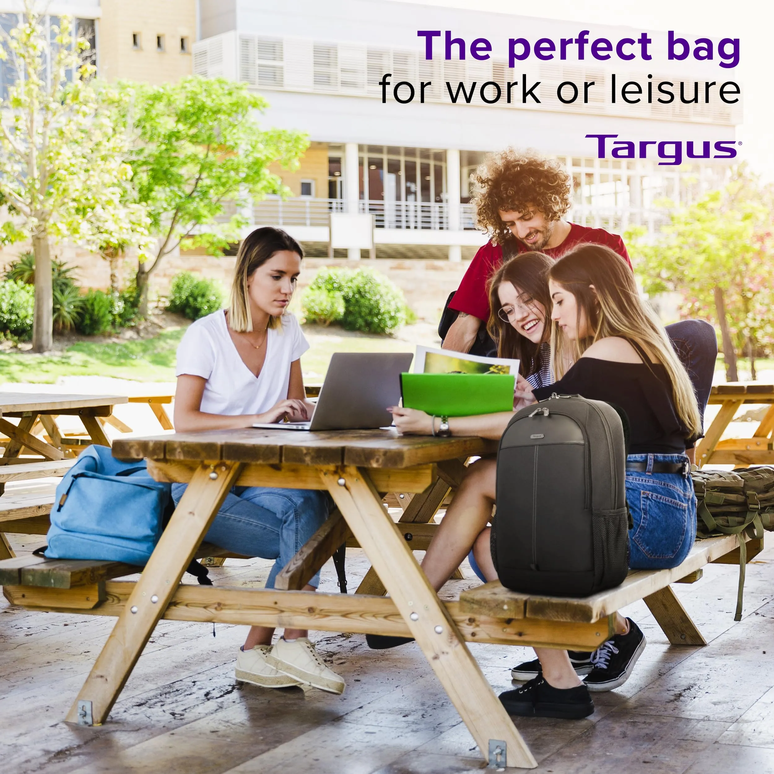 Targus 15-16 Inch Classic Laptop Backpack - Fits Most Laptops up to 16", Padded Travel Backpack for Business Commuters, College, and Travel (TBB943GL)