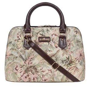 THE CLOWNFISH Montana Series Handbag for Women Office Bag Ladies Purse Shoulder Bag Tote For Women College Girls (Beige)
