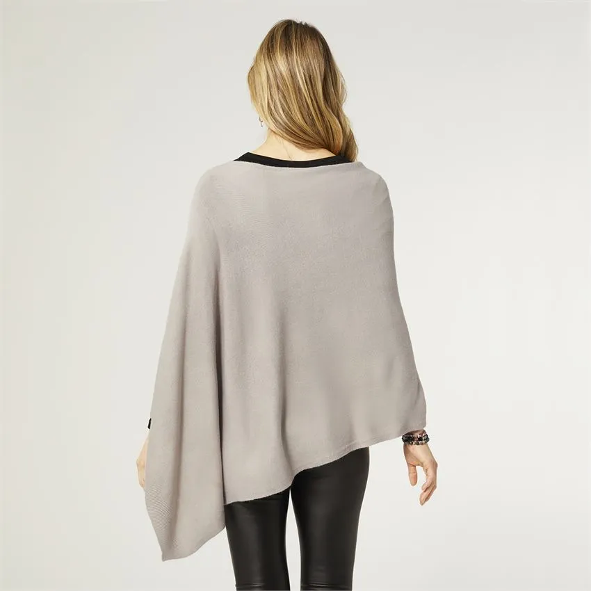 The Lightweight Poncho - Silver