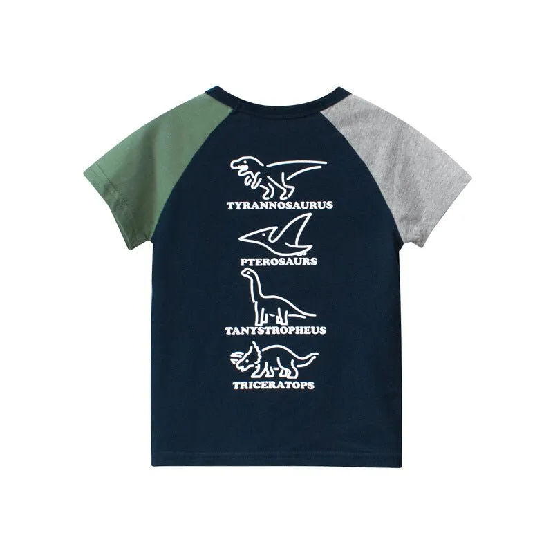 Toddler/Kid Dinosaur Prints Casual T-shirt