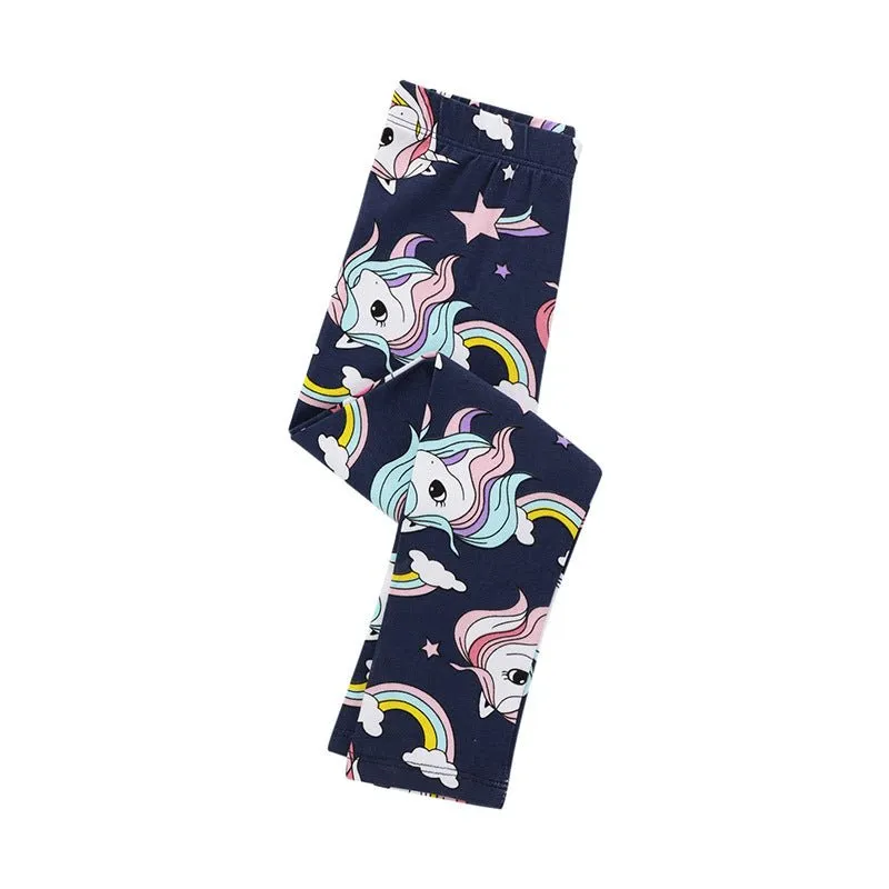 Toddler/Kid Girl's Lovely Unicorn Print Design Leggings