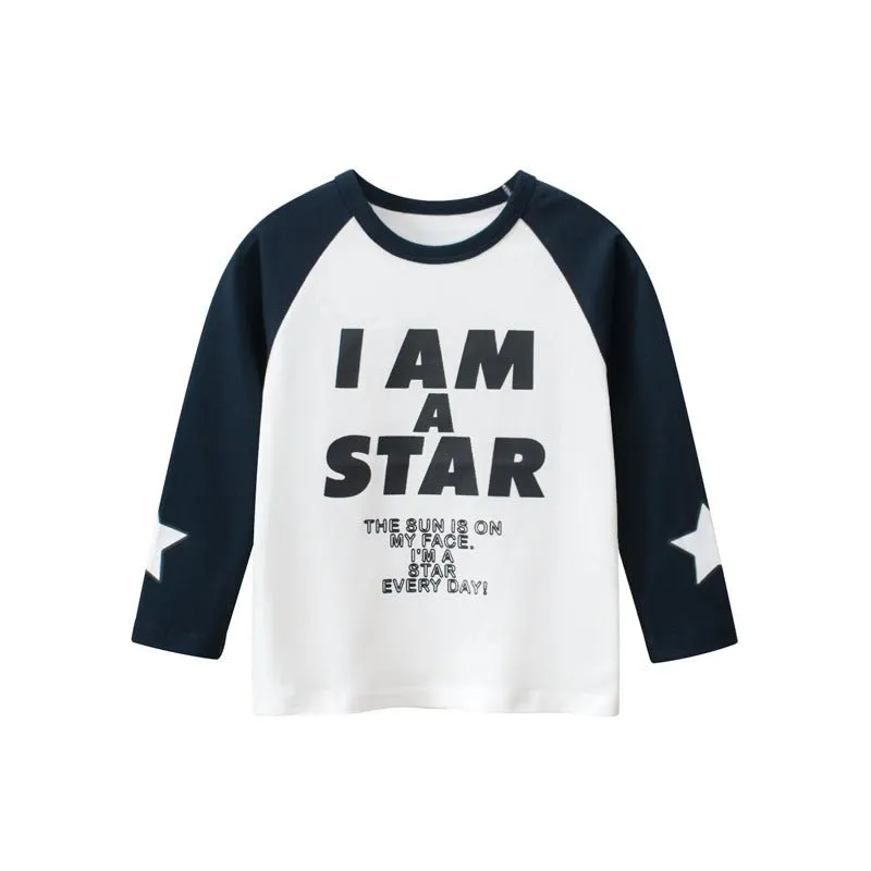 Toddler/Kid "I AM A STAR" Long Sleeve Shirt (2 Colors)