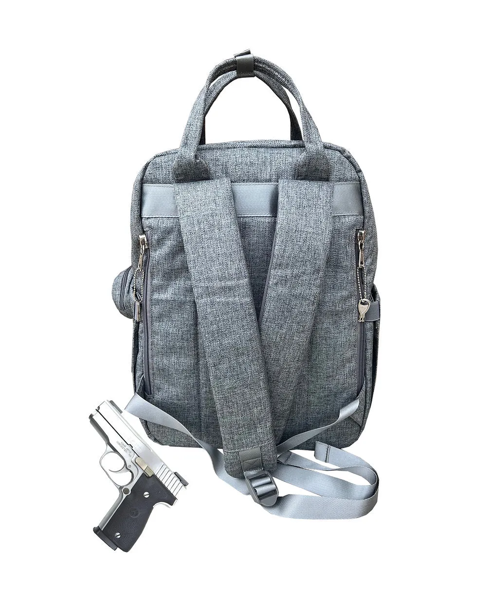Unisex Concealed Carry Backpack Diaper Bag
