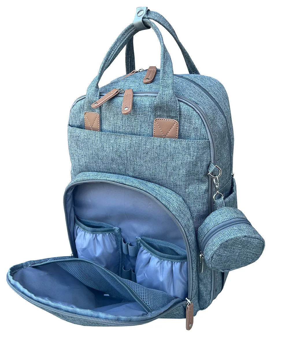 Unisex Concealed Carry Backpack Diaper Bag