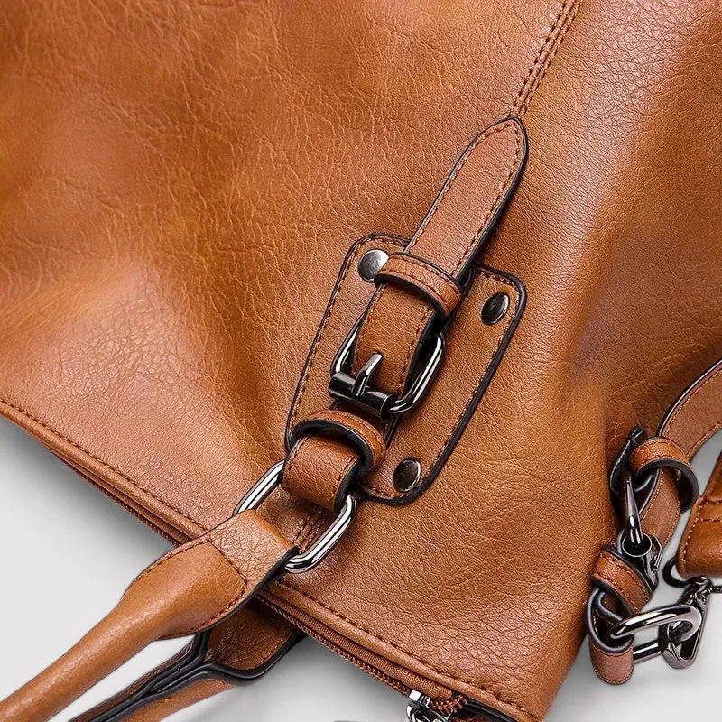 Vera | Elegant Soft Leather Shoulder Bag