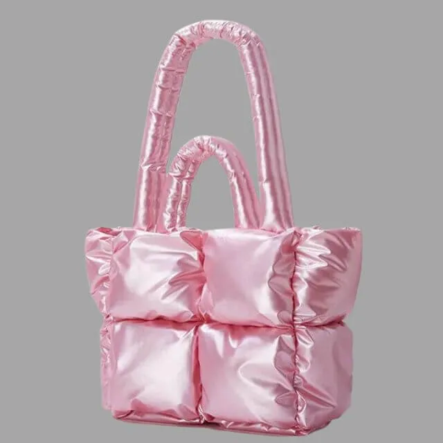 Vera | Stylish Puffer Tote Bag Designer Handbag