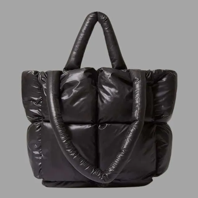 Vera | Stylish Puffer Tote Bag Designer Handbag
