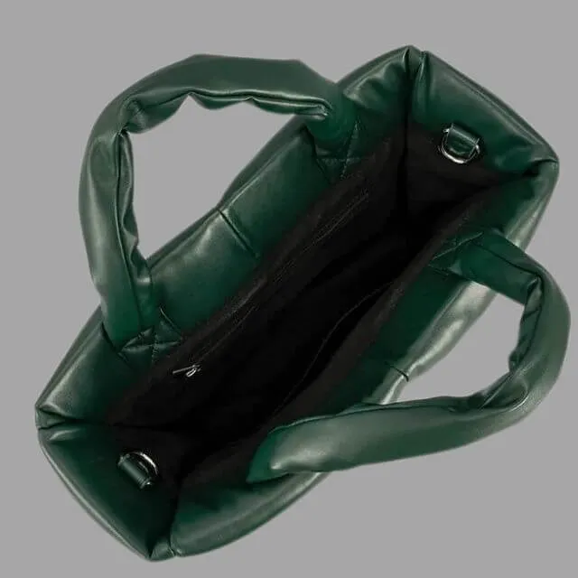 Vera | Stylish Puffer Tote Bag Designer Handbag