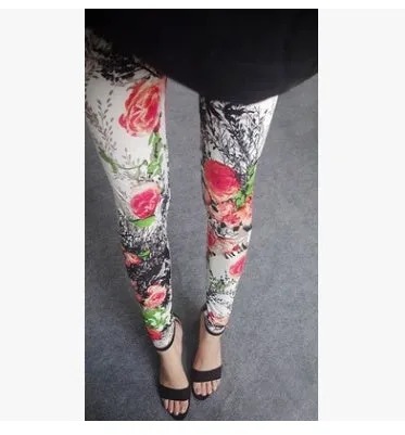 Vibrant Patterned Leggings – Comfortable and Stylish Everyday Wear