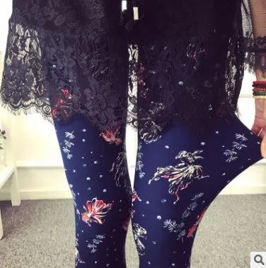 Vibrant Patterned Leggings – Comfortable and Stylish Everyday Wear