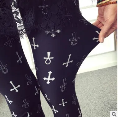 Vibrant Patterned Leggings – Comfortable and Stylish Everyday Wear