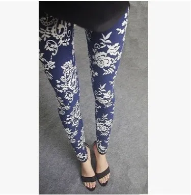 Vibrant Patterned Leggings – Comfortable and Stylish Everyday Wear