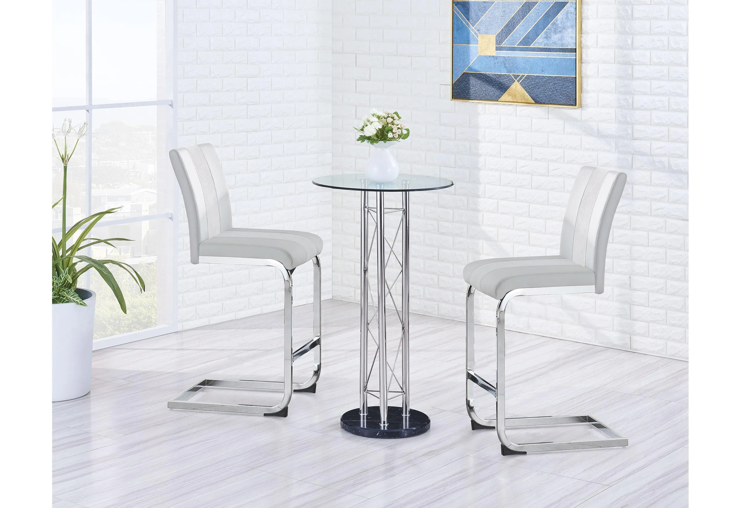 White - Stylish Bar Set