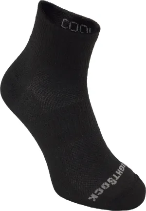 Wrightsock Coolmesh II Quater Anti Blister System Black | Buy Wrightsock Coolmesh II Quater Anti Blister System Black here | Outnorth